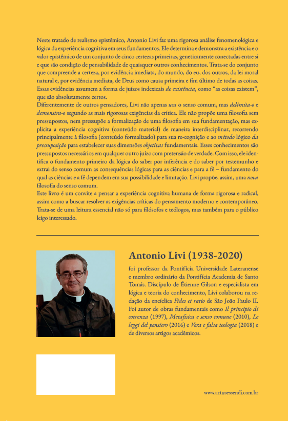 Filosofia do senso comum - Pré-venda - 20% de desconto e frete grátis no CUPOM "prevenda"